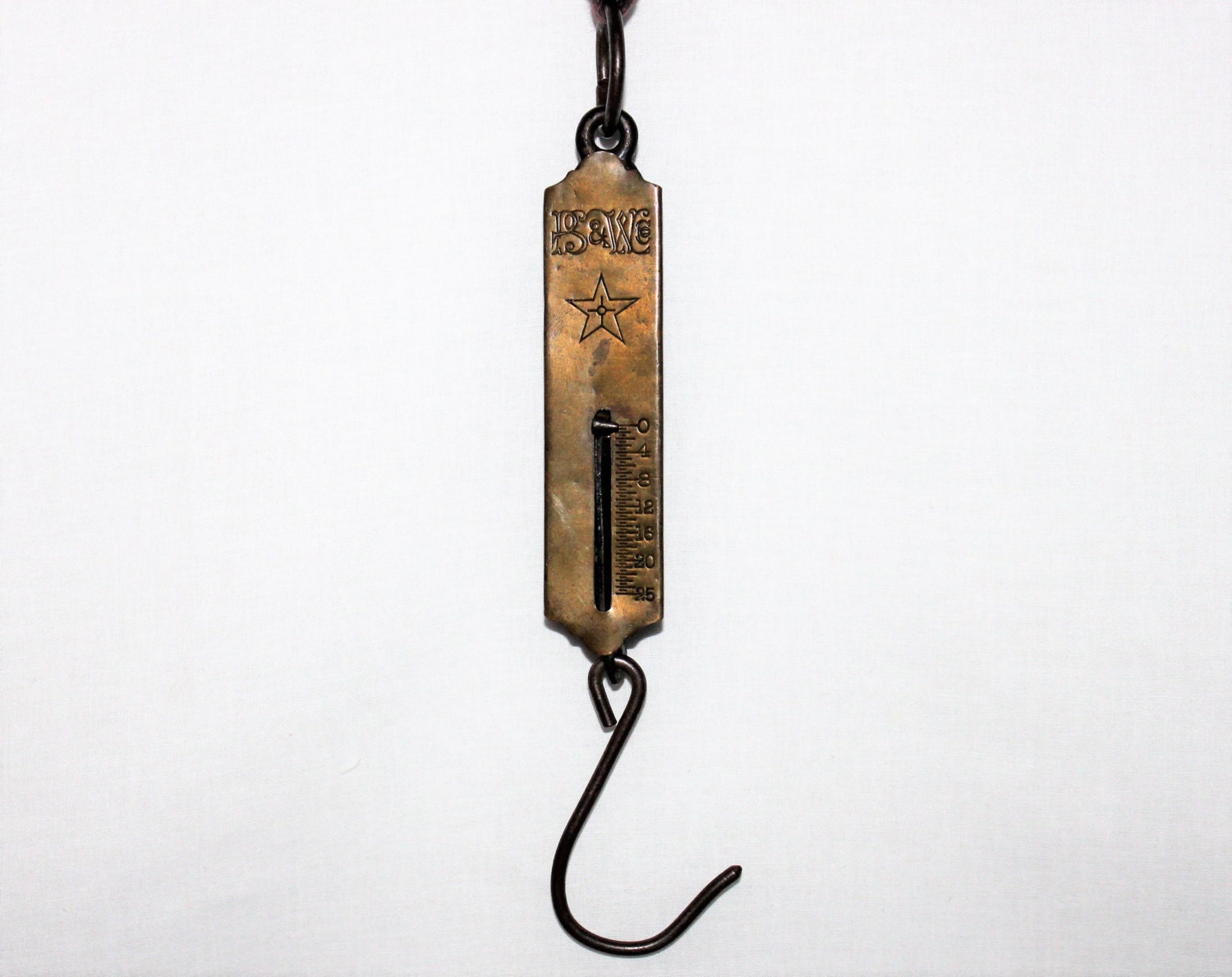 Antique PS & W Company 25 lbs Hanging Scale