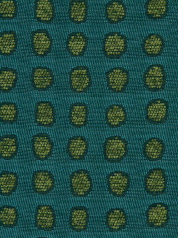 Teal Yellow Upholstery Fabric by the Yard Teal Geometric