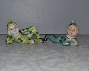 Mid Century Elf Set of 2 ~ Vintage Elves ~ Chrismtas Elves ~ Epsteam