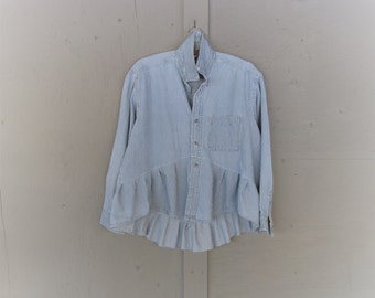 Upcycled blouse | Etsy