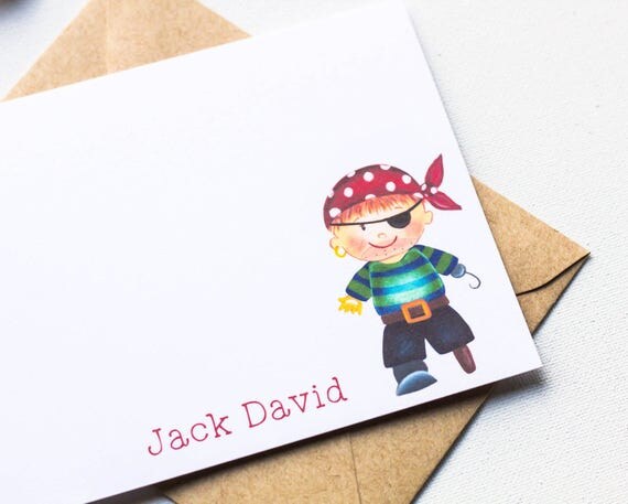 Pirate Stationery Set for Boys Pirate Stationary Set for