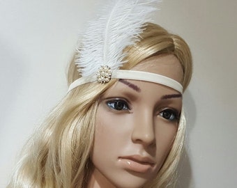 SALE Hippie Headband, Flower Girl headband, Gatsby Headband, Flapper Headband, Bohemian Headband, turban Headband, Vintage Boho headband