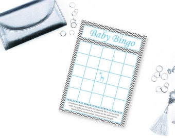 Yellow Giraffe Bingo Baby Shower Bingo Printable Bingo