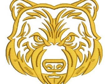 bear Machine Embroidery Design