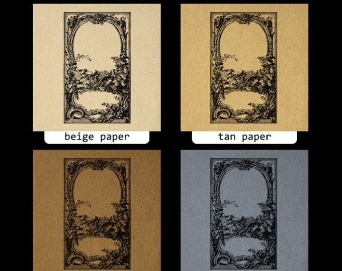 Digital Classic Frame with Flowers and Harp Graphic Printable Image Download Antique Clip Art Jpg Png Eps HQ 300dpi No.2713 Digital Classic Frame with Flowers and Harp Graphic Printable Image Download Antique Clip Art Jpg Png Eps HQ 300dpi No.2713