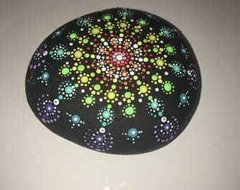 SALE!! Mandala Stone - Painted Rock - Hand Painted - Art - Meditation