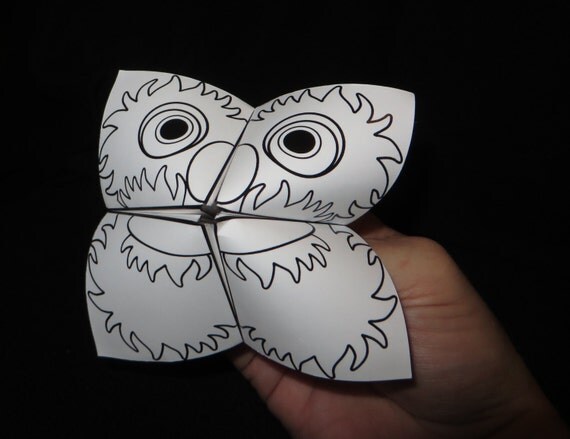 Cootie Catcher Puppets Art Project Fortune Tellers