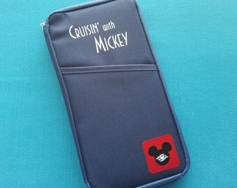 Disney Cruise Line - Cruisin' with Mickey - Passport Holder - Document Organizer - Fish Extender - DCL FE Gift
