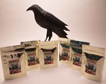 Freshly Roasted Flavored Coffee Sampler - 6 Count Single Origin, Organic & Fair Trade Coffee