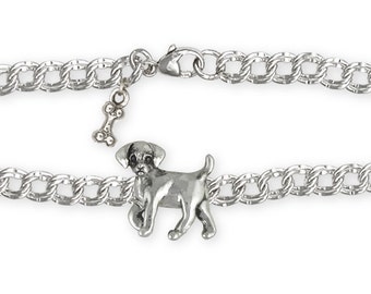 Labrador Retriever Puppy Bracelet Jewelry Sterling Silver Handmade Dog Bracelet LB12-BR