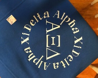 Sweatshirt Fleece Throw Blanket-Alpha Xi Delta