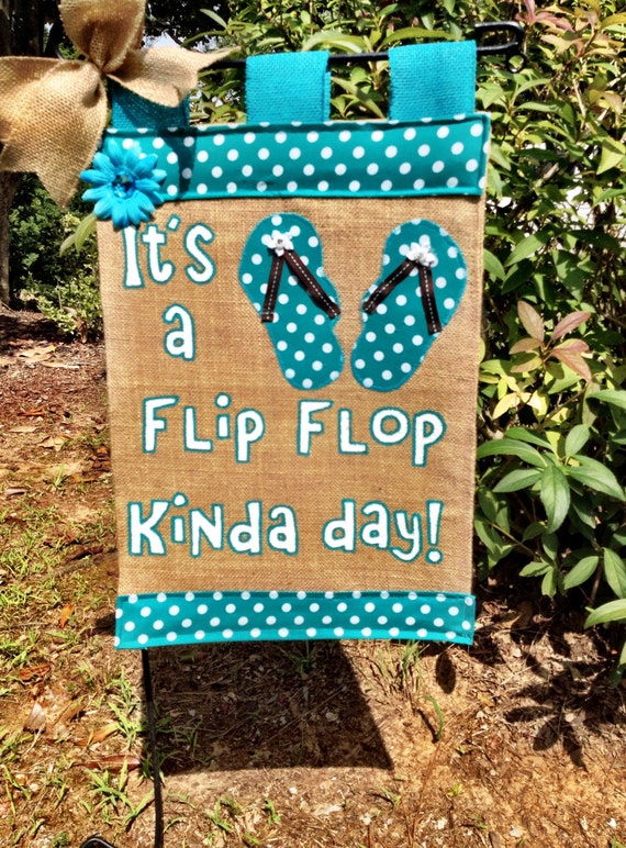 Flip Flop Garden Flag - Summer Flag- Mohter's Day Gift ... Flip Flop Garden Flag Summer Flag Mohters Day Gift