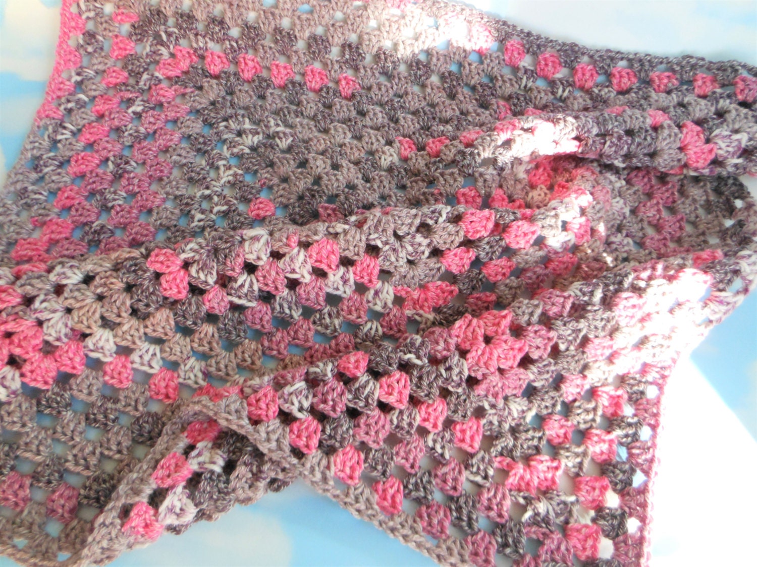 Wheelchair blanket crochet granny square blanket lap