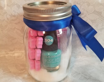 Pedicure in a jar | Etsy