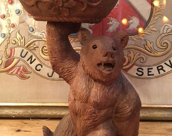 Brienz Black Forest Bear Wood Carving