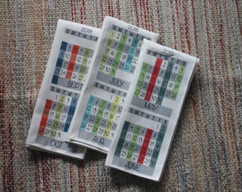 Know When to Fold 'Em Calendar Tea Towel