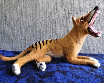 stuffed tasmanian tiger