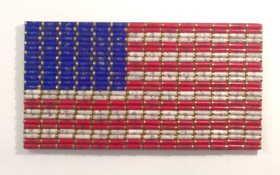 Shotgun Shell American Flag 39 x 21