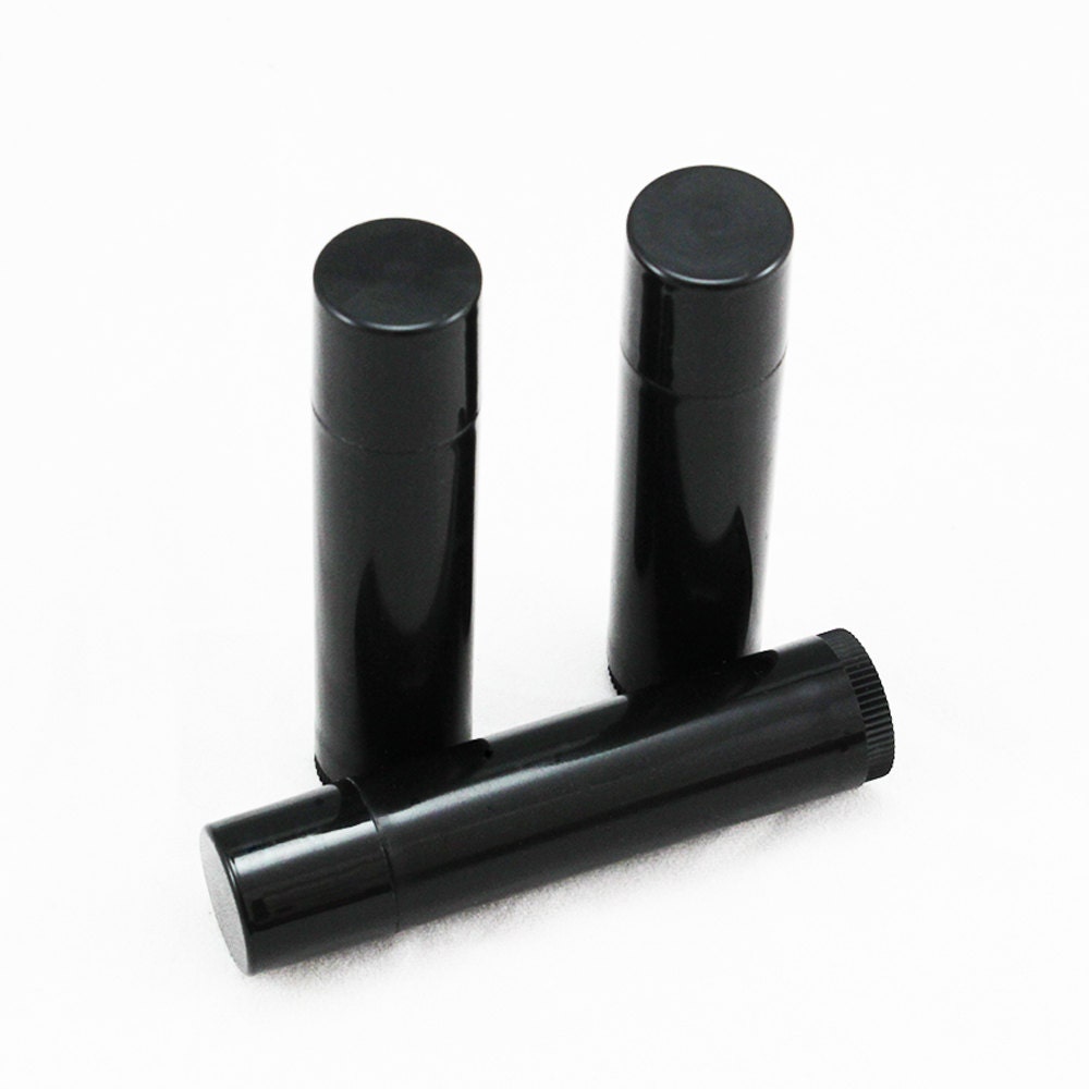 Black Lip Balm Tubes Set of 100 Empty Tubes .2oz Lip Gloss