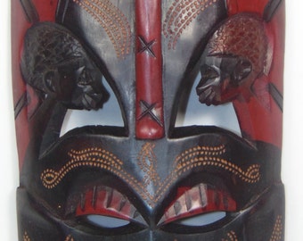 Kissi Masai Warrior Mask From Kenya