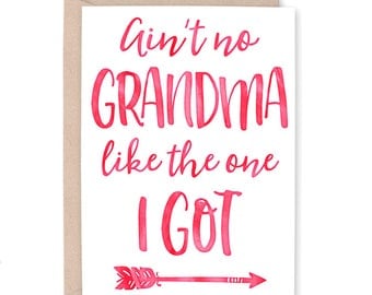 Mother's Day Card for Grandma Grandma Card Grandma