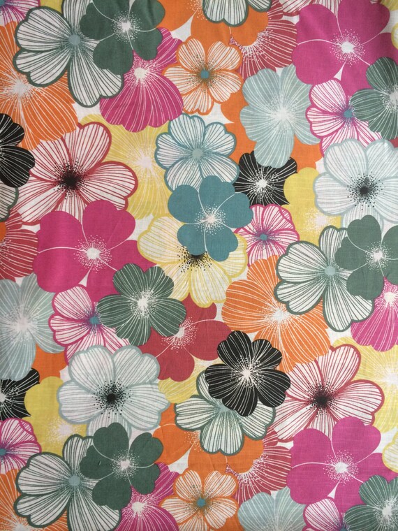 Schöne Blumen-Design 100 % Baumwolle Stoff Von Den Werften Japanische