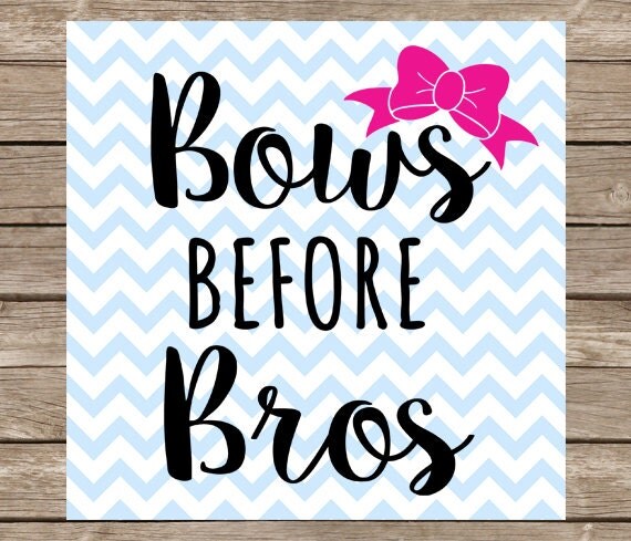 Download Bows Before Bros svg bows svg files dxf baby girl onesie pink