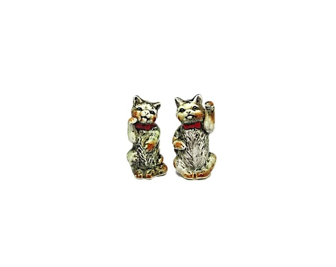 Vintage Cat Salt and Pepper Shakers | Character Salt and Pepper Shakers | Made in Japan Teen