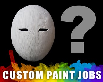 Custom Painted - Flat Wood Grain Mask