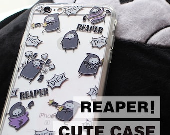 Overwatch cute Reaper iphone case. / iphone 6 / iphone 6s / iphone 6 plus / iphone 6s plus / iphone 7 / iphone 7 plus