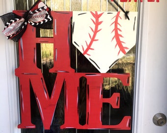 baseball home plate base baseball decor baseball wreath baseball home plate base baseball decor baseball wreath