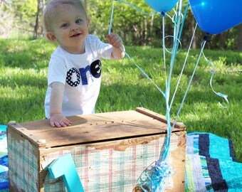 Boys ONE Birthday Shirt