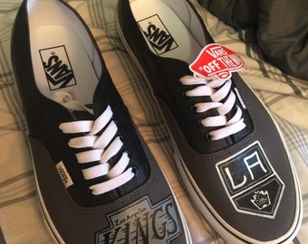 LA Kings Adult Custom VANS Shoes