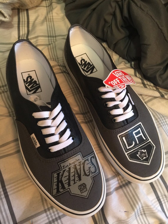 LA Kings Adult Custom VANS Shoes