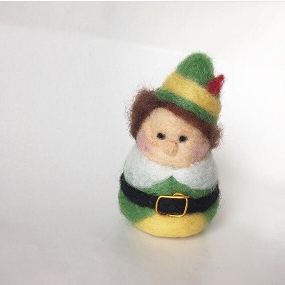 Buddy the Elf Needle Felt elf christmas elf felted elf