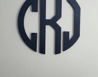 Large Wooden Monogram Wall Hanging Unpainted Initials Photo Prop Graduation Gift Wedding Nursery Bedroom Baby Dorm Decor