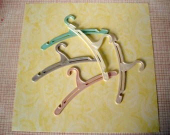 Vintage Whitman Doll Clothes Hangers Set of 5