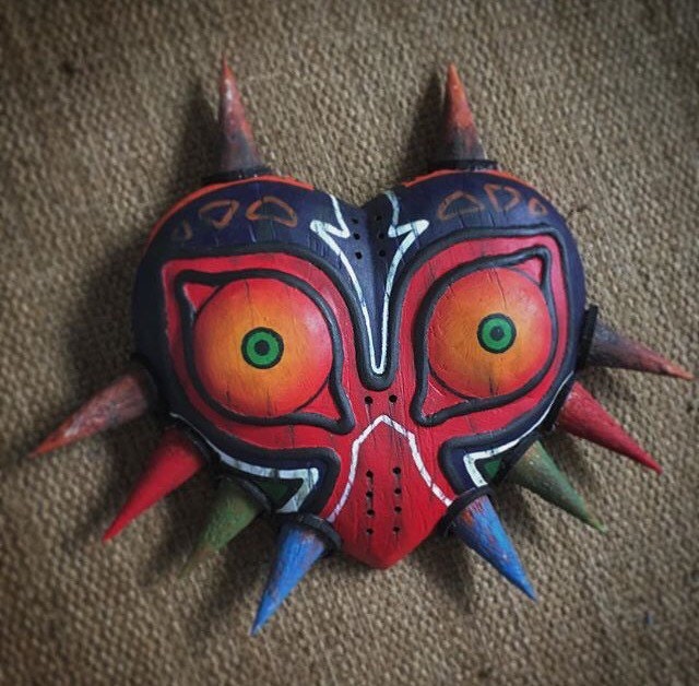 The Legend of Zelda: Hand Carved Wooden Majora's Mask