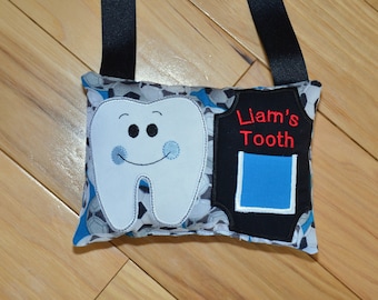 Unisex Tooth Fairy Pillow/Customizable/Personalized/Embroidery