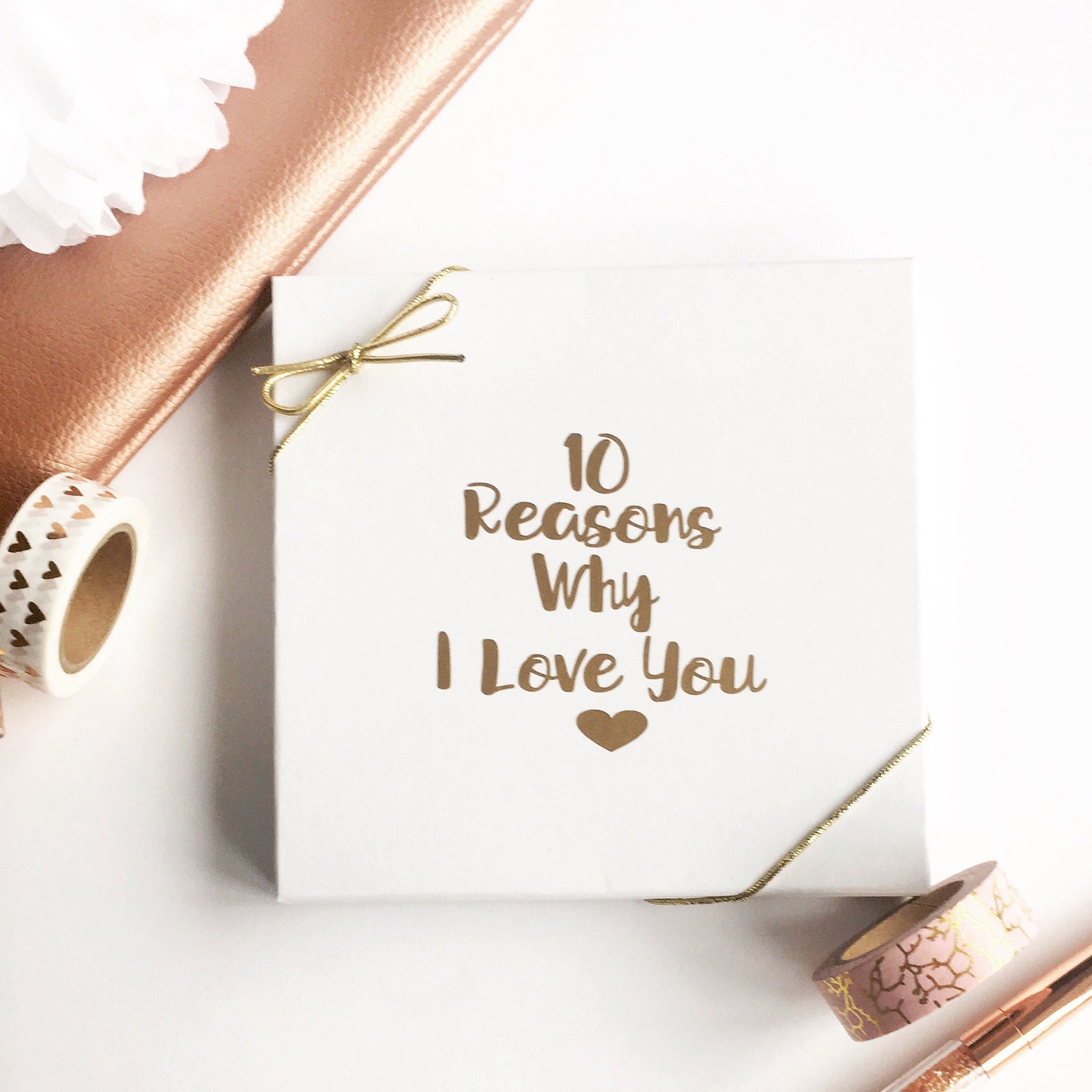 10 Reasons Why I Love You Why I Love You Gift Valentines