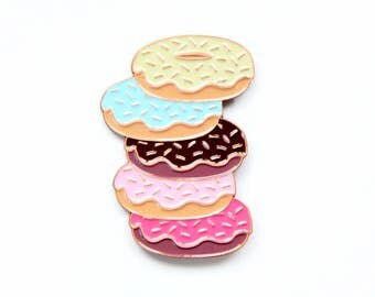 Doughnuts Enamel Pin - Lapel Pins for Erin Condren Life Planner Lovers