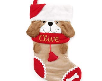 Personalised Fun Dog Christmas Stocking