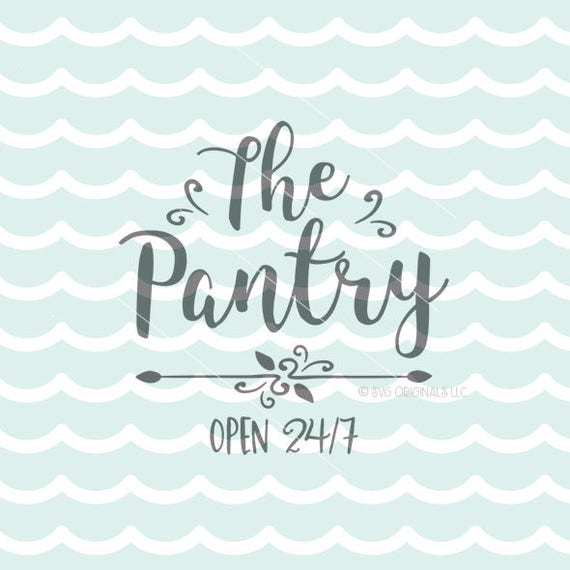 Download Pantry SVG Kitchen SVG File. Cricut Explore & more. The