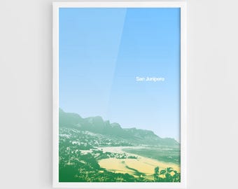 San Junipero Black Mirror TV Series Movie Poster - A3 Wall Art Print Poster