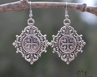 Earrings " Sanctus " - Medieval , baroque , renaissance , gothic , fantasy