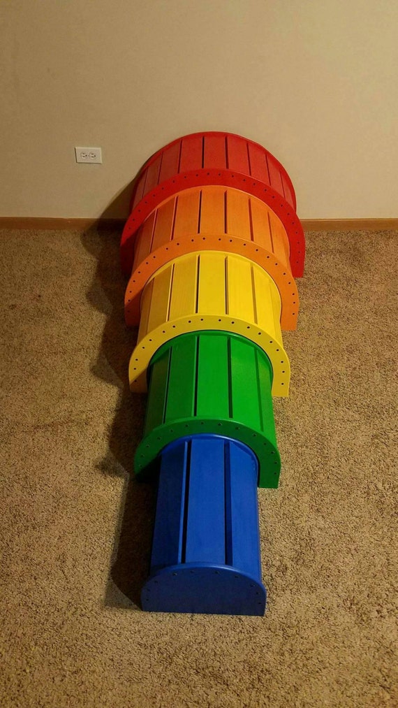 Giant Rainbow Climber climbing structure rocker nesting