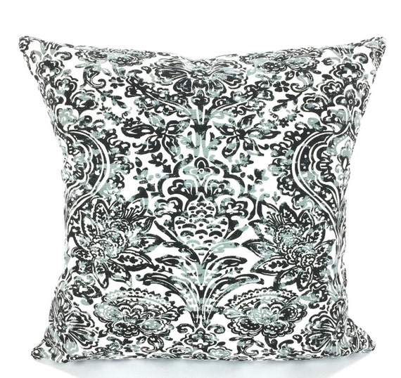 Grey Black Decorative Throw Pillow Covers Cushions Cool Gray