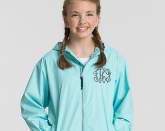 Monogram Rain Jacket, Kids Rain Coat, Personalized Rain Coat, Charles River, Monogram Charles River, Monogram Rain Coat, Monogram Rain Jack