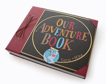 Our Adventure Book Guestbook Photo Album, Scrapbook, Memory Book