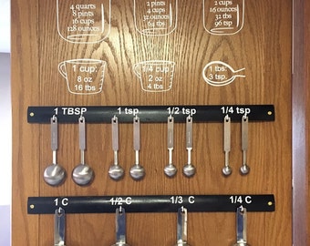 SALE! Baking Measurement equivalents Vinyl Wall Decal Sticker, Baking measuring cups & spoons decal, Kitchen cabinet measurement conversion